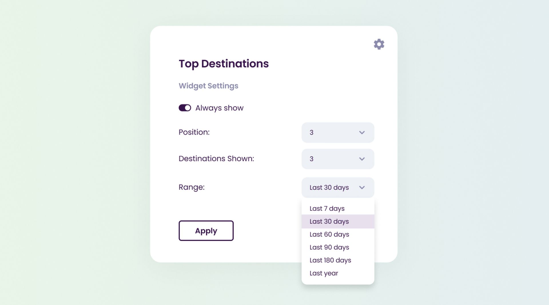 Customize Your Dashboard View