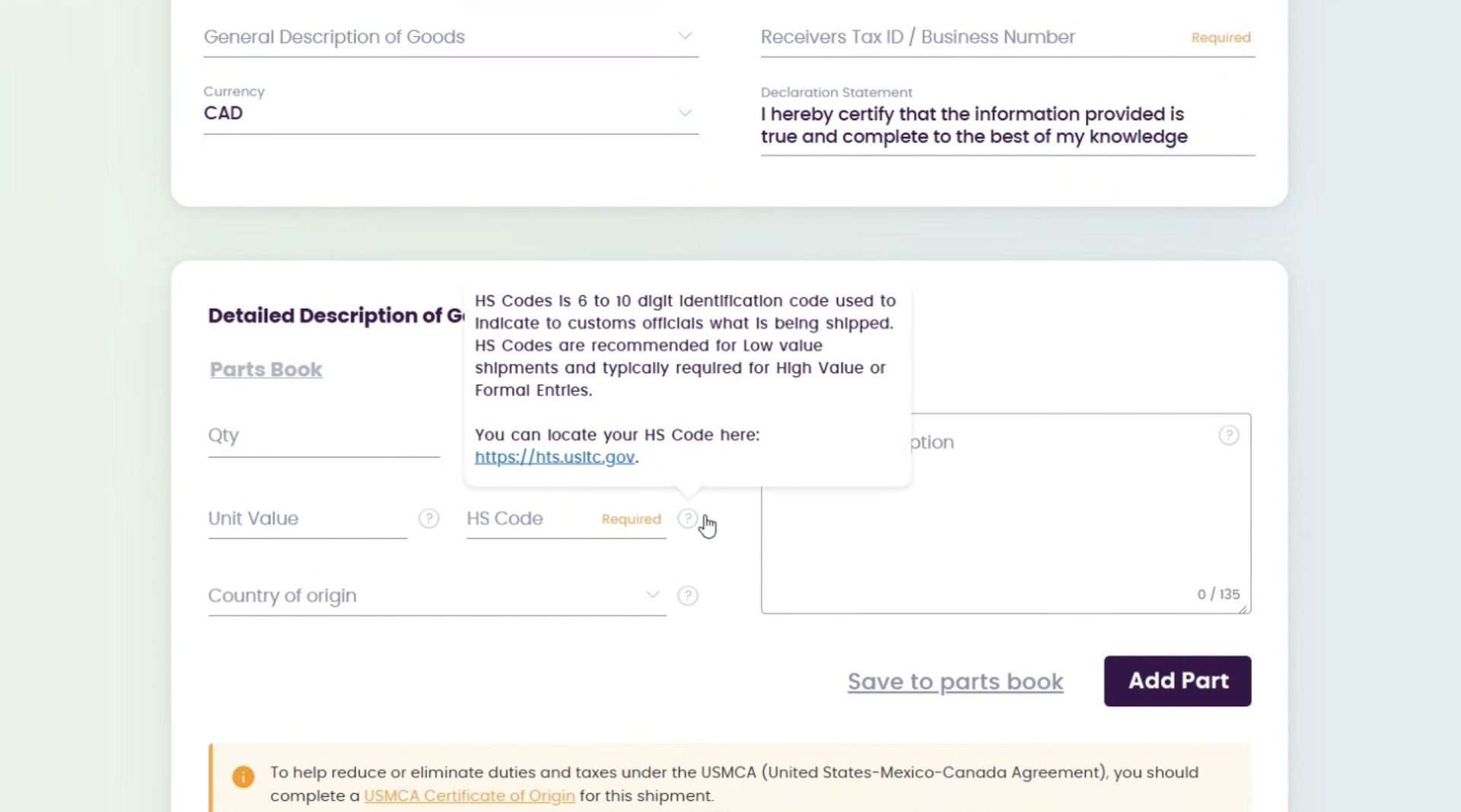 US Shipments Made Simple