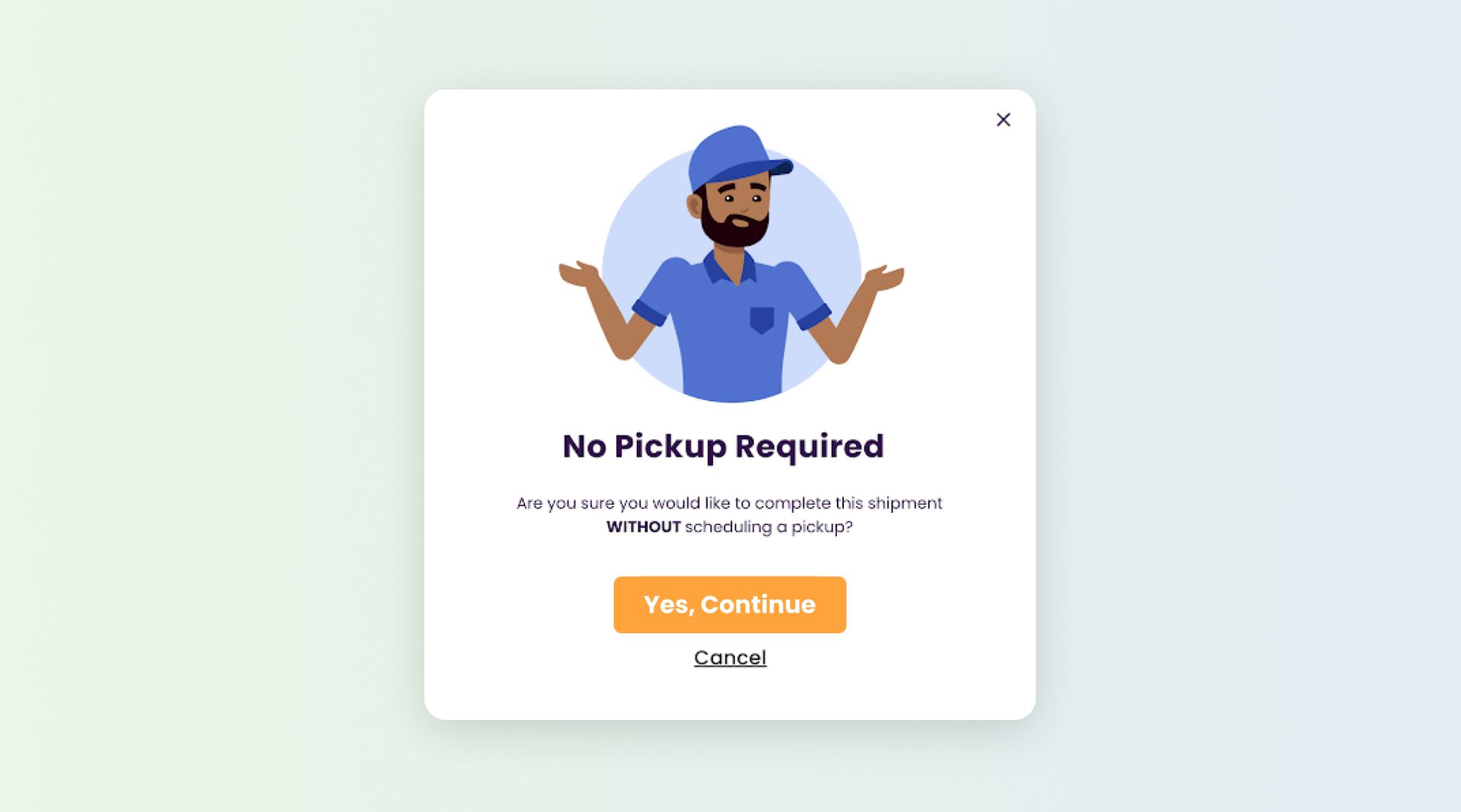 No Pickup? Mark and Move On