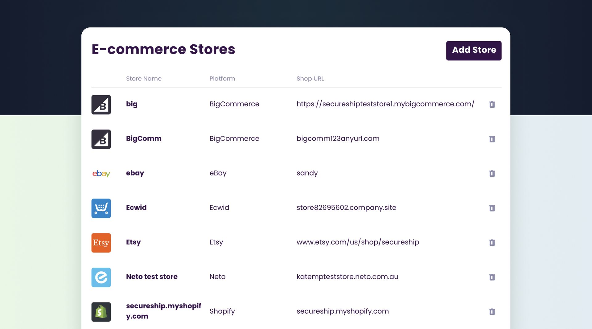 Manage All Stores in One Place