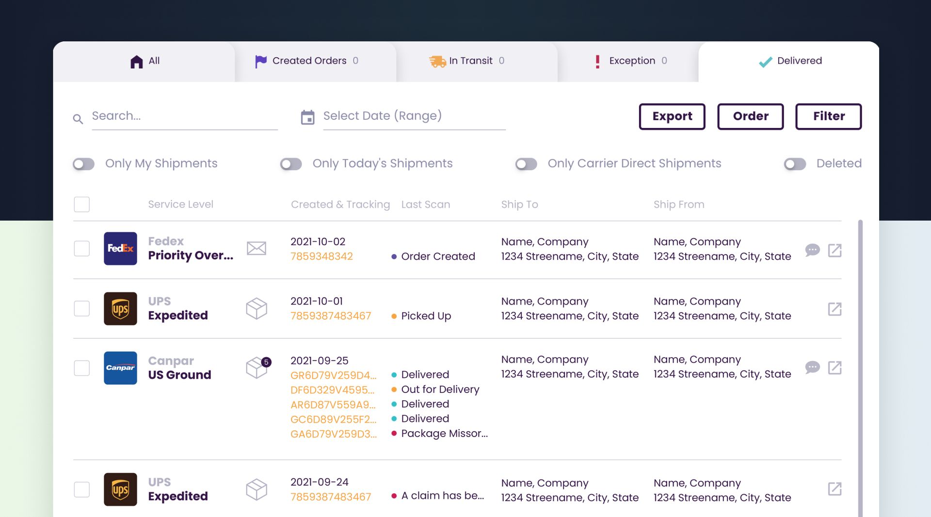 Last Scan at a Glance
