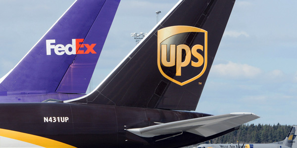 2020 Peak Surcharges for UPS, FedEx, Dicom, DHL, Purolator, and other carriers