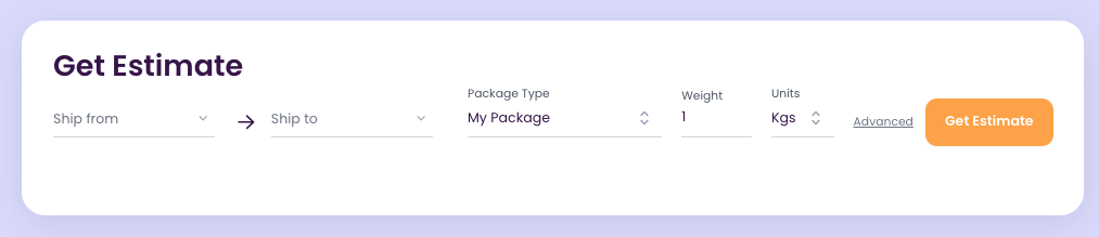 Get estimate
